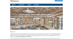Desktop Screenshot of facilities.walgreens.com