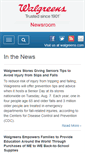 Mobile Screenshot of news.walgreens.com